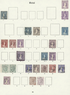 O/* Natal: 1860's-1900's: Collection Of About 100 Stamps, Mint And Used, With Various Issues, Perforatio - Natal (1857-1909)