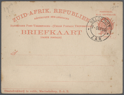 GA Transvaal: 1894/1910 (ca.), Duplicated Accumulation With About 200 Commercially Used Postcards, Wrap - Transvaal (1870-1909)
