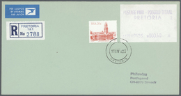 Südafrika - Automatenmarken: 1983, Four Big Boxes Containing Ca. 6500-7000 (registered)-airmail-lett - Affrancature Meccaniche/Frama