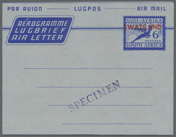 GA Swaziland: 1945/1961 (ca.), AEROGRAMMES: Accumulation With About 380 Unused And Used/CTO Airletters, - Swaziland (...-1967)
