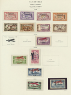 */O Syrien: 1919/1970 (ca.), French Levant, Mainly Mint Collection Of Lebanon, Syria, Alaouites, Alexand - Siria