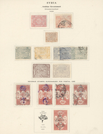 */O Syrien: 1919/1964 (ca.), Collection In Album With Several Better Issues And Complete Sets Incl. Earl - Syrie
