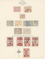 */O Syrien: 1919/1964 (ca.), Collection In Album With Several Better Issues And Complete Sets Incl. Earl - Syrië