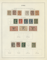 */O Syrien: 1919/1955, Mint And Used Collection On Album Pages/stocksheets With Plenty Of Interesting Ma - Syrie