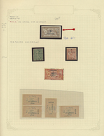 */O/** Syrien: 1919/1923, Chielfy Mint Assortment Of 57 Stamps With Overprint Varieties, Showing Single Inv - Syria