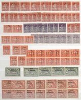 **/*/O/(*) Syrien: 1920/1943, Accumulation In A Stockbook, Comprising Overprint Issues (Kingdom Of Syria And Fr - Syrie