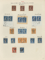 O/*/Brfst Syrien: 1920/1940 (ca.), Used And Mint Collection/accumulation On Album Pages, Main Value In The App - Syrië