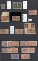O/*/**/Brfst Syrien: 1920/1923, Airmails, Mint And Used Lot Of 27 Stamps, E.g. Maury 2 Mint, 3 On Piece, 5 On Pie - Syrie