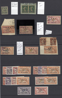 O/*/**/Brfst Syrien: 1920/1923, Airmails, Mint And Used Lot Of 27 Stamps, E.g. Maury 2 Mint, 3 On Piece, 5 On Pie - Syrië