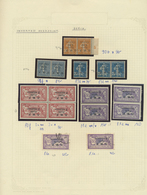 **/*/O Syrien: 1921/1923, Group Of 17 Stamps With Inverted Overprints Incl. Pairs And Block Of Four. Maury - Syrien