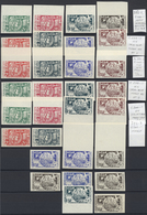 ** Syrien: 1930-50, Stock Of Imperf Issues In Large Album Including Air Mails, Many Imperfs In Pairs, M - Syrie