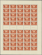 ** Syrien: 1931/1959 (ca.), Accumulation Of Complete Sheets With Or Without Gutter And Part Sheets In L - Syrië