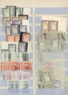 O/**/* Syrien: 1943/1957, Comprehensive Mint And Used Accumulation On Stocksheets In A Binder, Well Filled - Syrië