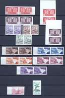 */** Syrien: 1951/1957, Mint Assortment Of Apprx. 90 Imperforate Stamps Resp. Imperforate Colour Proofs. - Syrië