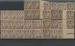 ** Syrien - Portomarken: 1920/1924, U/m Assortment Of Different Issues, Mainly (larger) Units. Maury 7. - Syrien