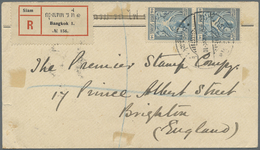 Br Thailand: 1902-1953, Group Of 10 Covers And Cards From Various P.O.'s To Burma (cover To Moulmein In - Thaïlande