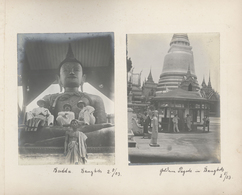 Thailand - Besonderheiten:  1901/1910: Photoalbum With 136 Photos From China (Hankow 1901) And Siam/ - Thaïlande