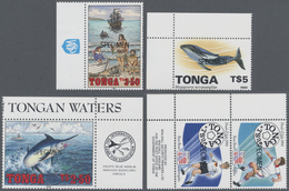 ** Tonga: 1968/1994 (ca.), Accumulation Incl. Some NIUAFO'OU Issues In Glassines Etc. In Box With Stamp - Tonga (...-1970)