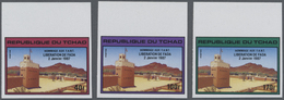 ** Tschad: 1987, Liberation Of FADA Lot With 49 IMPERFORATE Complete Sets And Additional 100 Stamps Of - Altri & Non Classificati