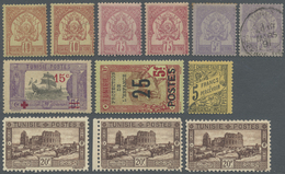 **/*/O Tunesien: 1888/1997 (ca.), Accumulation In Box With Stamps Incl. Complete And Better Sets With A Goo - Tunisia (1956-...)