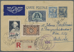 Br/GA Tunesien: 1895/1975 (ca.), Small Lot With About 40 Covers And Postal Stationeries With Several Moder - Tunisia