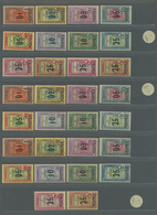 */**/O Tunesien: 1925/1966, Mainly Mint Accumulation On Stocksheets, Incl. Three Sets 1925 Overprints, 1927 - Tunisia