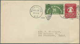 Vereinigte Staaten Von Amerika: 1927/1981 (ca): Approx 310 Better FDC, Mostly From The Twenties And - Andere & Zonder Classificatie