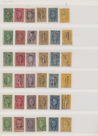 Vereinigte Staaten Von Amerika - Fiskalmarken: 1860/1950 (ca.), Fiscals/Postage Dues/Labels Etc., Co - Revenues