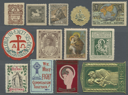 **/*/O Vereinigte Staaten Von Amerika - Sonstige Marken: 1910/1951 Ca., CATHOLIC SEAL Stamps, Comprehensive - Zonder Classificatie
