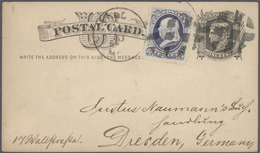 GA Vereinigte Staaten Von Amerika - Ganzsachen: 1875-1916, Postal Stationery Post Cards Classic Period - Andere & Zonder Classificatie