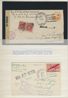 Br Vereinigte Staaten Von Amerika - Militärpost / Feldpost: 1943/45, Collection Of 36 Different Pacific - Andere & Zonder Classificatie