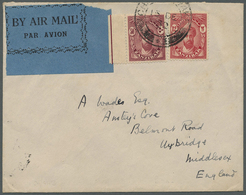 Br/GA/ Zanzibar: 1889/1954 (ca.), Unusual Accumulation With 34 Covers And Postal Stationeries Incl. Many Be - Zanzibar (...-1963)