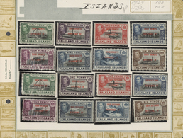**/*/O Alle Welt: 1900-1950's Ca.: Box Filled Up With Mint And Used Stamps And Souvenir Sheets On Stock Car - Collections (without Album)