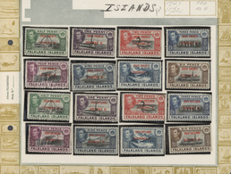 **/*/O Alle Welt: 1900-1950's Ca.: Box Filled Up With Mint And Used Stamps And Souvenir Sheets On Stock Car - Sammlungen (ohne Album)