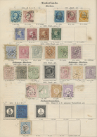 O/* Alle Welt: 1850/1900 (ca.), 2 Alte "Briefmarken-Sammlerbücher", Das Eine Von 1886 (Leipzig, Verlag V - Collections (sans Albums)