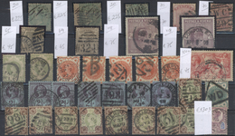 O/(*)/* Alle Welt: 1850/1900 (ca.), Used And Unused Accumulation On Stockcards, Comprising E.g. Greece Herme - Collections (sans Albums)