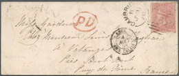 Br Alle Welt: 1851/1879, Mail To France, Group Of 29 Entires From Various Countries, Mainly Europe. Nic - Verzamelingen (zonder Album)