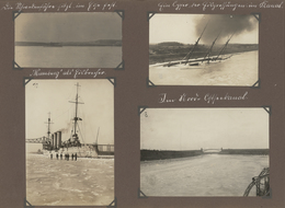 Alle Welt: 1921-1927: Fotoalbum Mit Kreuzer Hamburg Rund Um Die Erde 1926-1927, 405 Fotos, 115 Ansic - Collections (sans Albums)