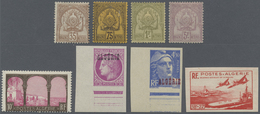 **/*/O Afrika: 1888/1985 (ca.), Duplicates From ALGERIA And TUNISIA In Three Small Albums/binders With Many - Sonstige - Afrika