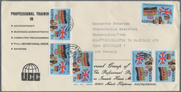 Br Afrika: 1956/1993, British East Africa, Accumulation Of Apprx. 190 Commercial (mainly Airmail) Cover - Africa (Other)