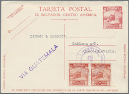 Br/ Amerika: 1910/1965, Small Lot Of 16 Letters, Mostly Air Mail Containing Envelopes From USA, Canalzon - Altri - America