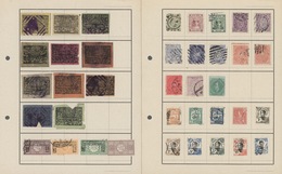 */O Asien: 1875/1930 (ca.), Mint And Used On Old Approval Pages And In Three Envelopes, Mainly Persia, I - Asia (Other)