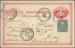 Br/O/(*) Asien: 1896/2008 (ca.), Miscellaneous Lot Incl. Three Interesting Entires Hongkong, Japan, China, In - Altri - Asia