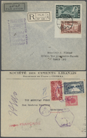 Br/ Naher Osten: 1890-1980, 75 Covers / Cards Near East, French And British Fieldpost, Syria And Lebanon - Other & Unclassified