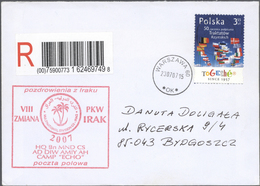 Br Naher Osten: 1980/2007 (ca.), Polish Field Post Near/Middle East, Collection Of Apprx. 75 Field Post - Andere & Zonder Classificatie