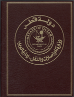 ** Naher Osten: 1981-84: Three Presentation Booklets From The Postal Ministeries Of Qatar, Muscat/Oman - Autres & Non Classés