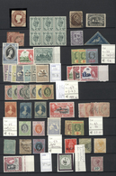 O/*/(*)/** Britische Kolonien: 1850/1960 (ca.), Mint And Used Assortment Of Appx. 240 Stamps Incl. Some GB On S - Andere & Zonder Classificatie