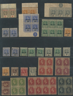 (*)/O Britische Kolonien: 1880/1940 (ca.), Mainly Unused Collection On Stocksheets, Comprising Gibraltar, - Autres & Non Classés