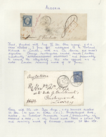 Br/GA/ Französische Kolonien: 1855/ca. 1920, 32 Franked Letters, Stationery Cards And Some Picture Postcard - Sonstige & Ohne Zuordnung