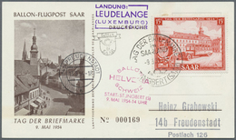 Br/GA Ballonpost: 1935/2001, Posten Mit Ca. 80 Ballonpostbelegen Schwerpunkt Österreichische Kinderdorf-Ga - Airships